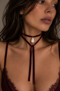 Choker z perłą barokową