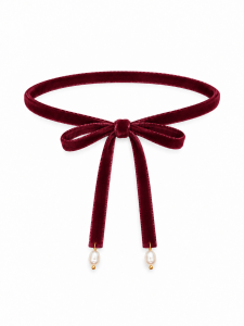 Choker z dwiema perełami